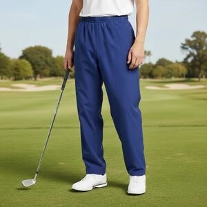 Nike Golf Nike FIT Storm Windbreaker Golf Activewear Pants for Men Blue XL